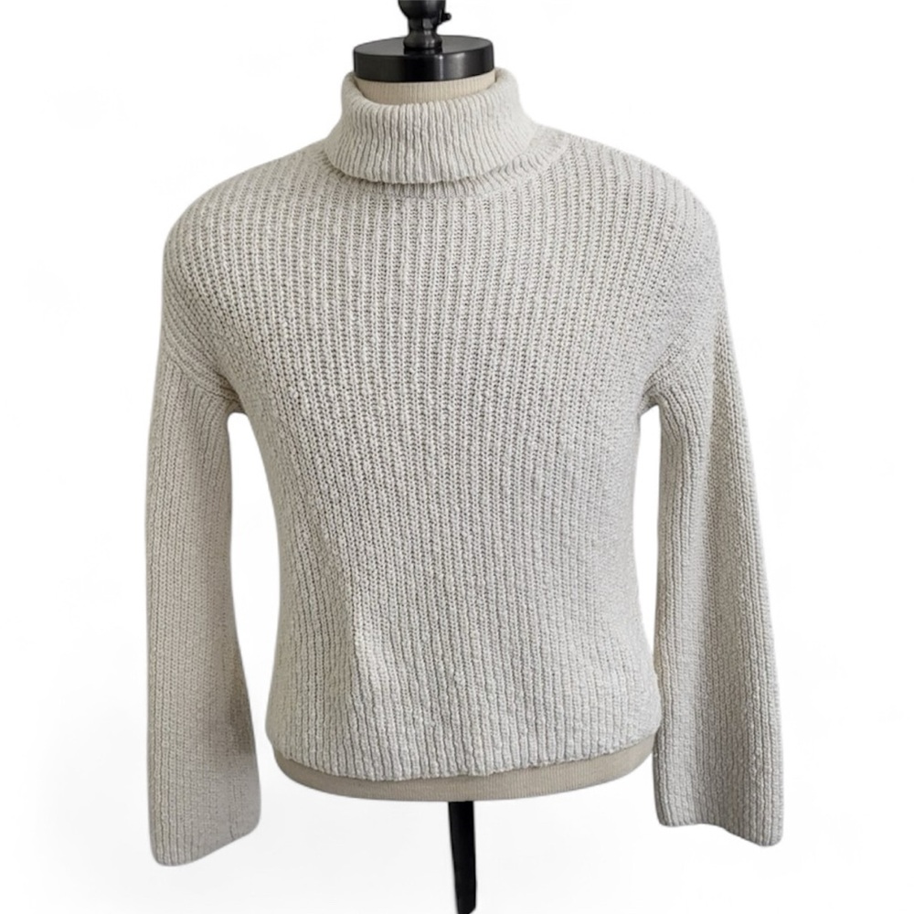 Madewell Ribbed Turtleneck Tunic Sweater Womens Medium
